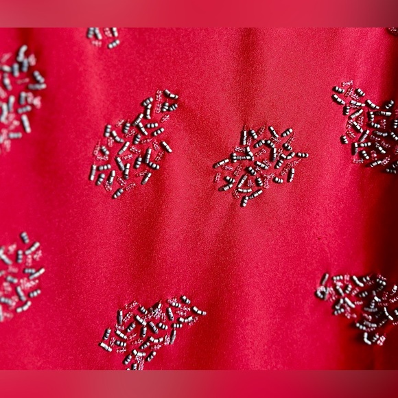 Y2K Bebe Embellished Chiffon Spaghetti Strap Blouse. - Picture 4 of 4